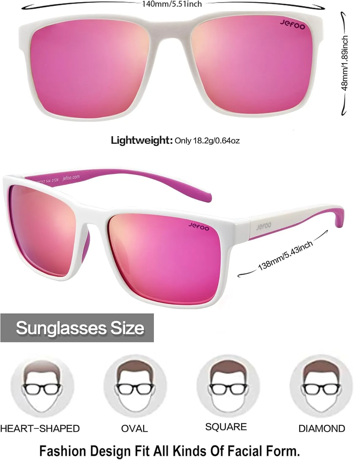Polarized Fishing Sunglasses for Men Women Kayaking Surfing Driving Lightweight Sports Sun Glasses UV Protection