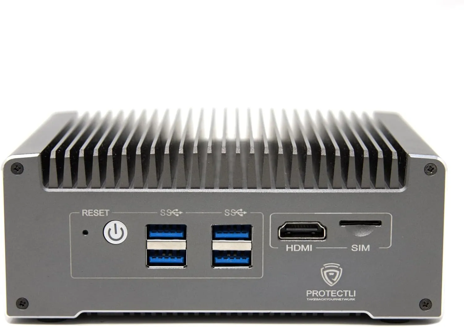 Protectli Vault V1610-6 Port, Micro Appliance/Mini PC - Intel N6005, 6X 2.5G NICs, 16GB LPDDR RAM on-Board, 32GB eMMC on-Board