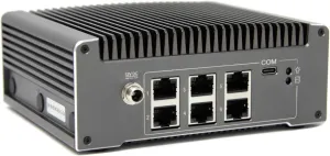 Protectli Vault V1610-6 Port, Micro Appliance/Mini PC - Intel N6005, 6X 2.5G NICs, 16GB LPDDR RAM on-Board, 32GB eMMC on-Board