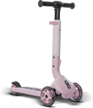 Push, scooter for children from 2 years, height-adjustable handlebars, foldable and compact, extra wide tyres for more safety, luminous wheels, ideal for adventurers and outdoors
