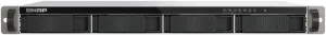 QNAP TS-433eU Compact 1U Short-Depth rackmount 2.5GbE NAS, Affordable Edge Storage with NPU Acceleration (Diskless)