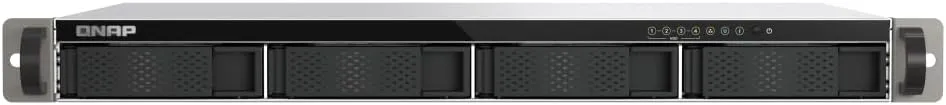 QNAP TS-433eU Compact 1U Short-Depth rackmount 2.5GbE NAS, Affordable Edge Storage with NPU Acceleration (Diskless)