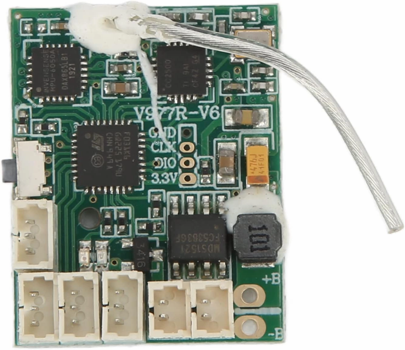RC Plane Receiver Board, Quick Response Main Board Remote Control Helicopter Receiver for XK K110 Remote Control Model