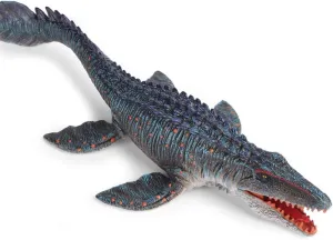 RCOMG Dinosaur Figure Mosasaurus Toy, Realistic Ancient Deep Sea Monster Figurine Educational Prehistoric Swimming Ocean Dinosaur Toy for Model Collection, Cake Topper, Birthday Xmas Gift
