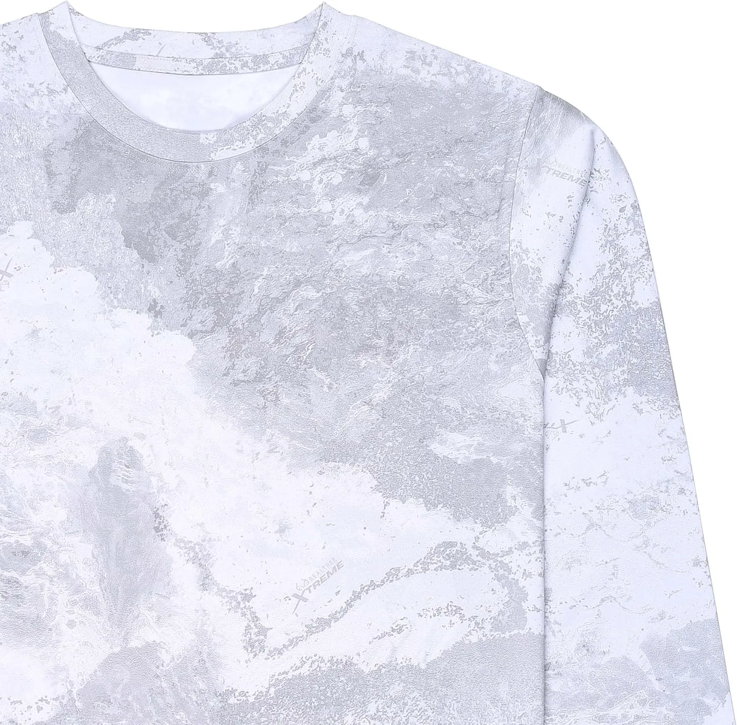 Realtree Xtreme Camo Fishing Shirts | UPF 50 UV Protection 4 Way Stretchable Long Sleeve Unisex Crewneck Tee