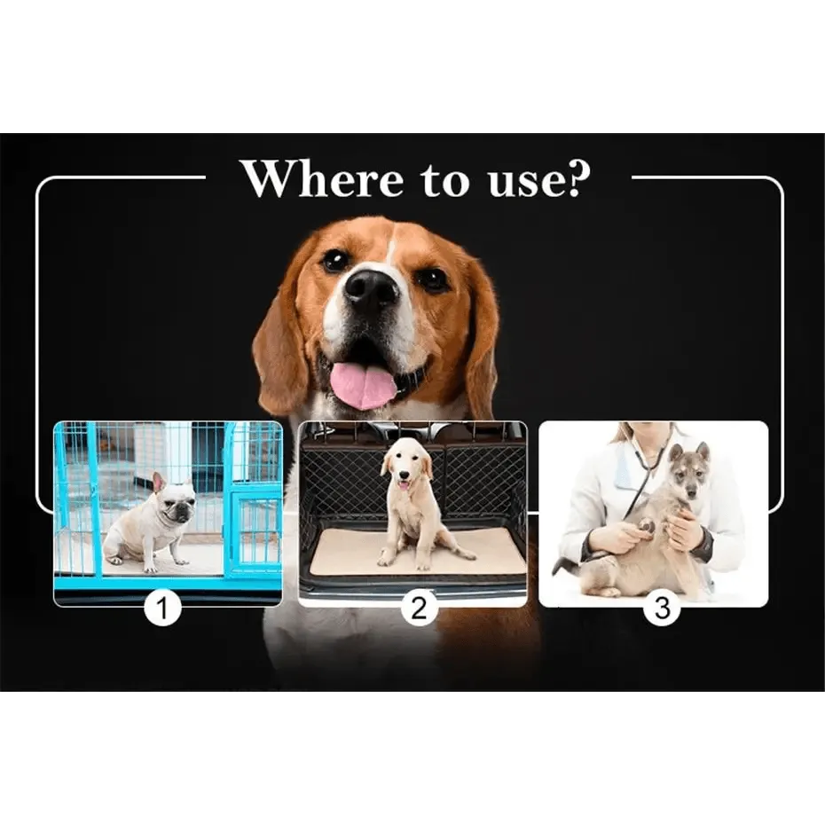 Reuseable Dog Pee Pads Dog Diapers Puppy Waterproof Mat For Pets - Washable Training Pads for Dogs Cats Rabbit