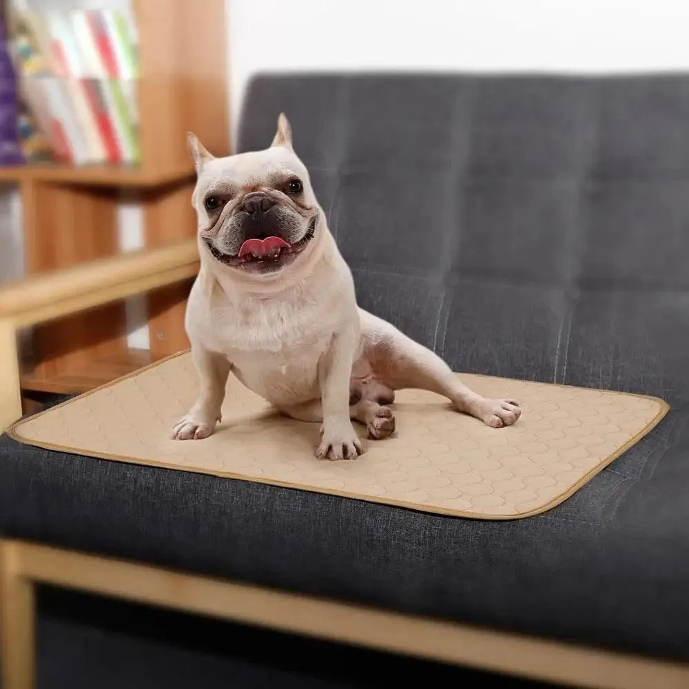 Reuseable Dog Pee Pads Dog Diapers Puppy Waterproof Mat For Pets - Washable Training Pads for Dogs Cats Rabbit