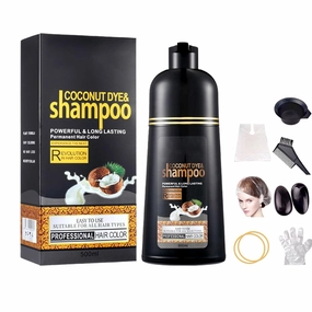 Revitalcolor Shampoo Cubre Canas,500ml Revitacolor Shampoo, Revitalcolor 4-In-1 Gray Hair Coverage, Instant Color Restore, Deep Cleansing & Nourishing (Wine Red)