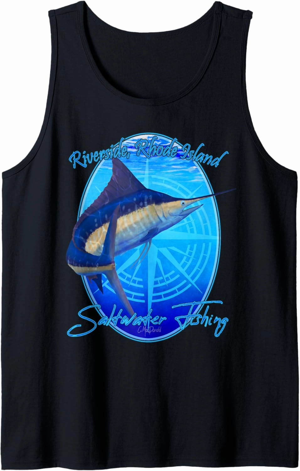 Riverside, Rhode Island Sailfish Billfish Saltwater Fishing Tank Top