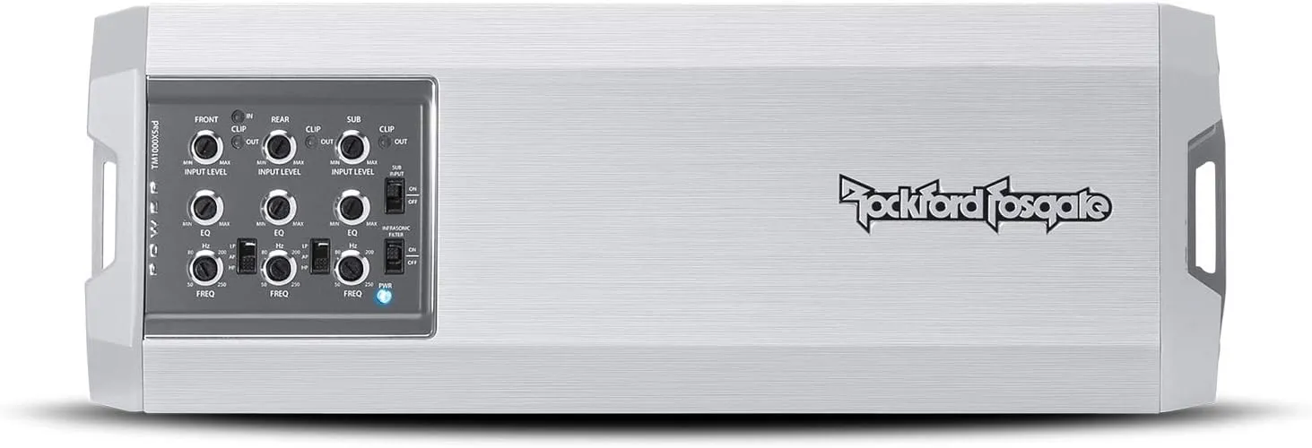 Rockford Fosgate TM1000X5ad Power Marine 1,000 Watt Class-ad 5-Channel Amplifier