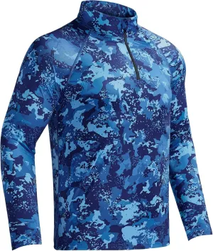 Rodeel Men's Running Hiking Shirts 1/4 Zip UPF 50  Sun Protection Long Sleeve Shirt