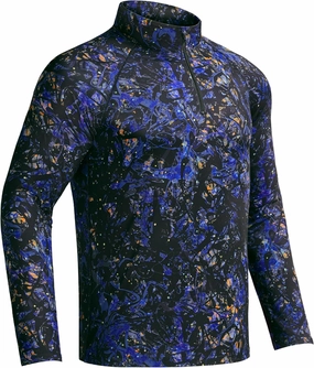 Rodeel Men's Running Hiking Shirts 1/4 Zip UPF 50  Sun Protection Long Sleeve Shirt
