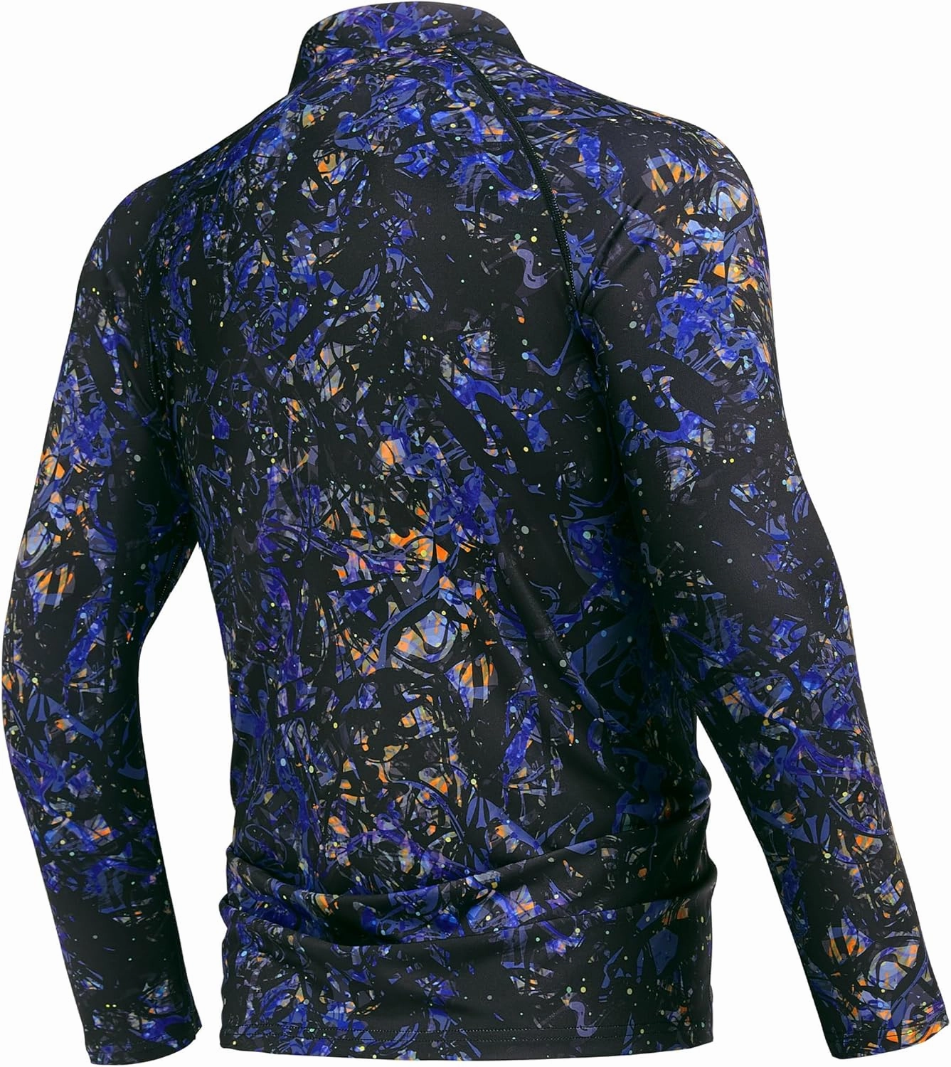 Rodeel Men's Running Hiking Shirts 1/4 Zip UPF 50  Sun Protection Long Sleeve Shirt