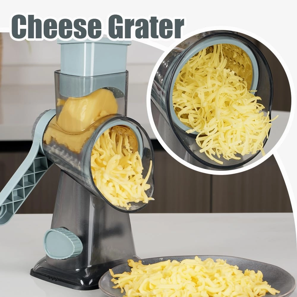 Rotary Cheese Grater Shredder Cheese Grater Vegetable Slicer Manual Food Slicer Grater Hand Crank Cheese Grater Manual Vegetable Slicer Nuts Grinder