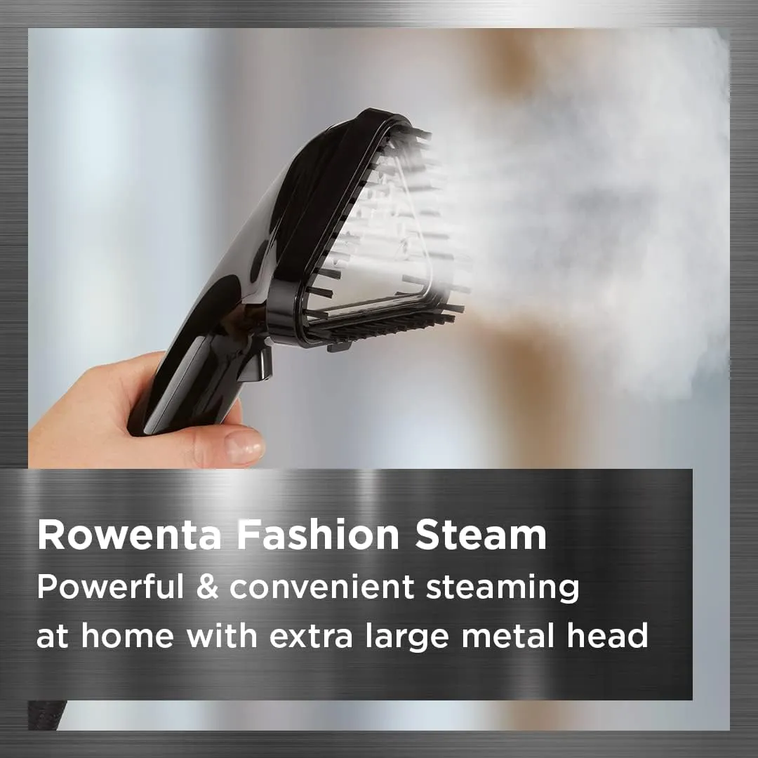 Rowenta, Steamer for Clothes, Prostyle Full Size Steamer with Screen, 63 Inches, 51oz water tank capacity, 1500 Watts, Ironing, Clothes Steamer, Black Garment Steamer IS3440