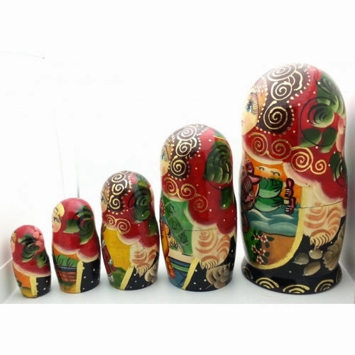 Ruslan and Ludmila Nesting Doll Set