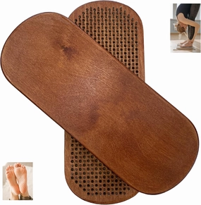Sadhu Board with Aluminum Nails, Light Compact Sadhu Board, 0,39 In (10 mm), Handmade Wooden Sadhu Board for Standing on Feet, Acupuncture Massage, Yoga Gift