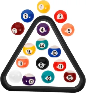 Safety-First Mini Billiards Pool Ball Set for Children Training Equipment Mini Resin Balls Game Rack