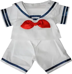 Sailor Boy w/Hat for Stuffed Toy Outfit - Fits Most 14"-18" Soft Toys, Adorable Dress-up Set Buddy Friends, Make Your Own Plushie Gifts, Birthday, Little Ones!