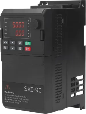 SAKO Vector Frequency Converter Heavy Duty Inverter 3PH AC380V Input AC0‑380V Output 0.75KW Universal VFD for Lathe Fan