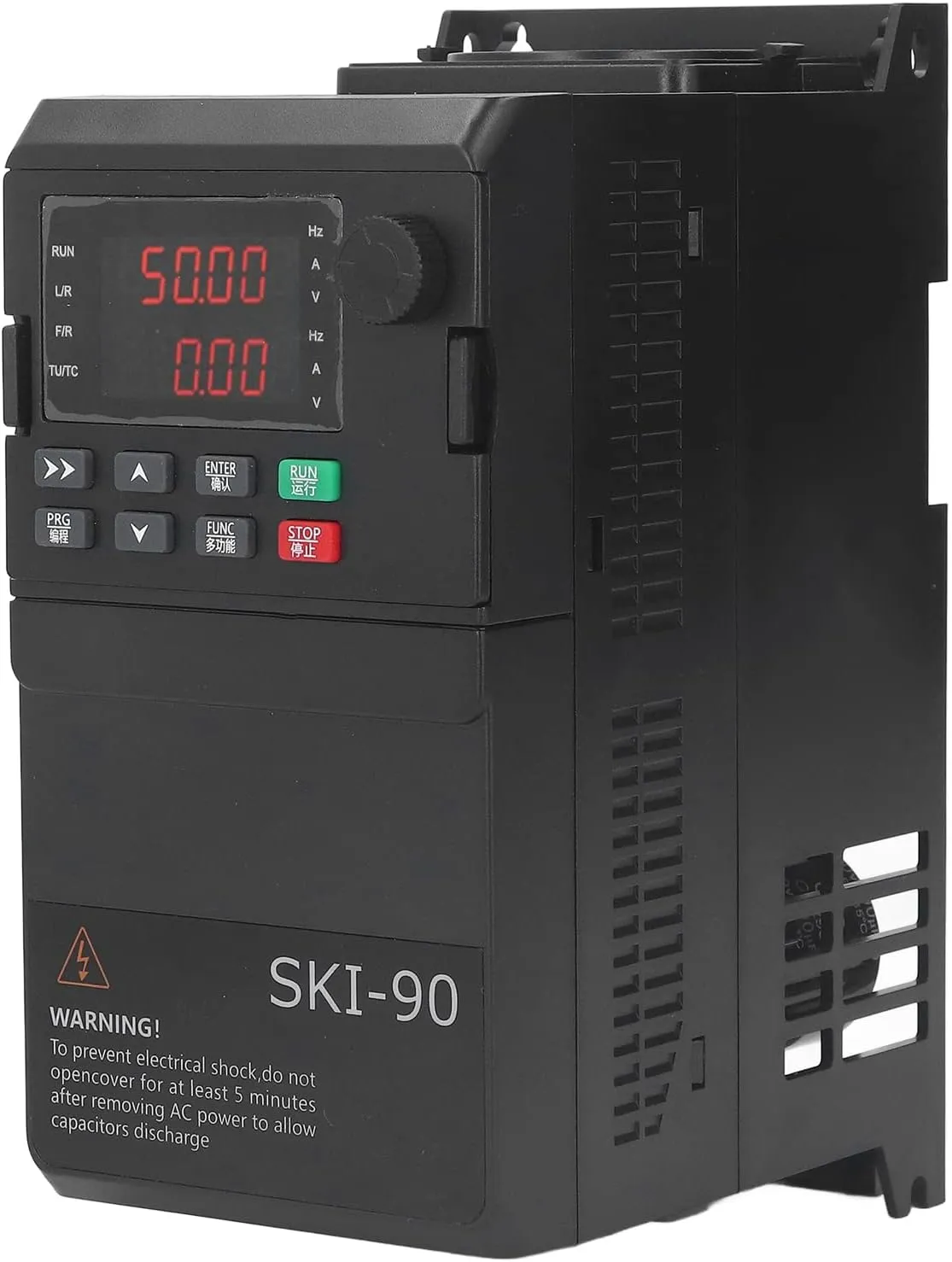 SAKO Vector Frequency Converter Heavy Duty Inverter 3PH AC380V Input AC0‑380V Output 0.75KW Universal VFD for Lathe Fan