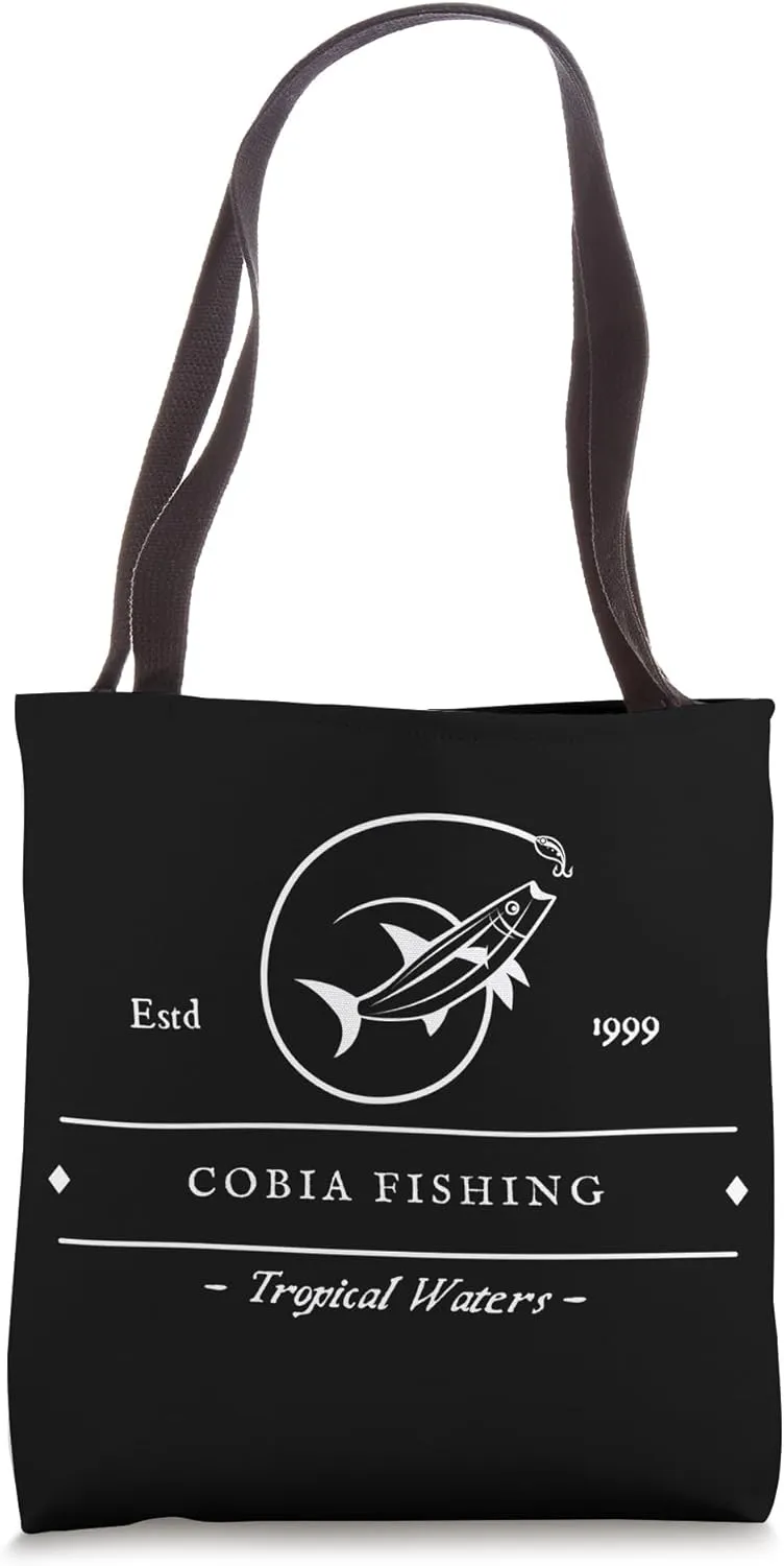 Saltwater Fish Fishing Cobia Fishing Tote Bag