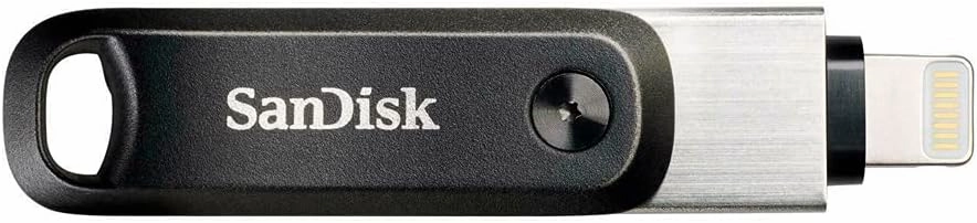 SanDisk 128GB iXpand Flash Drive Go for iPhone and iPad - SDIX60N-128G-GN6NE, Silver