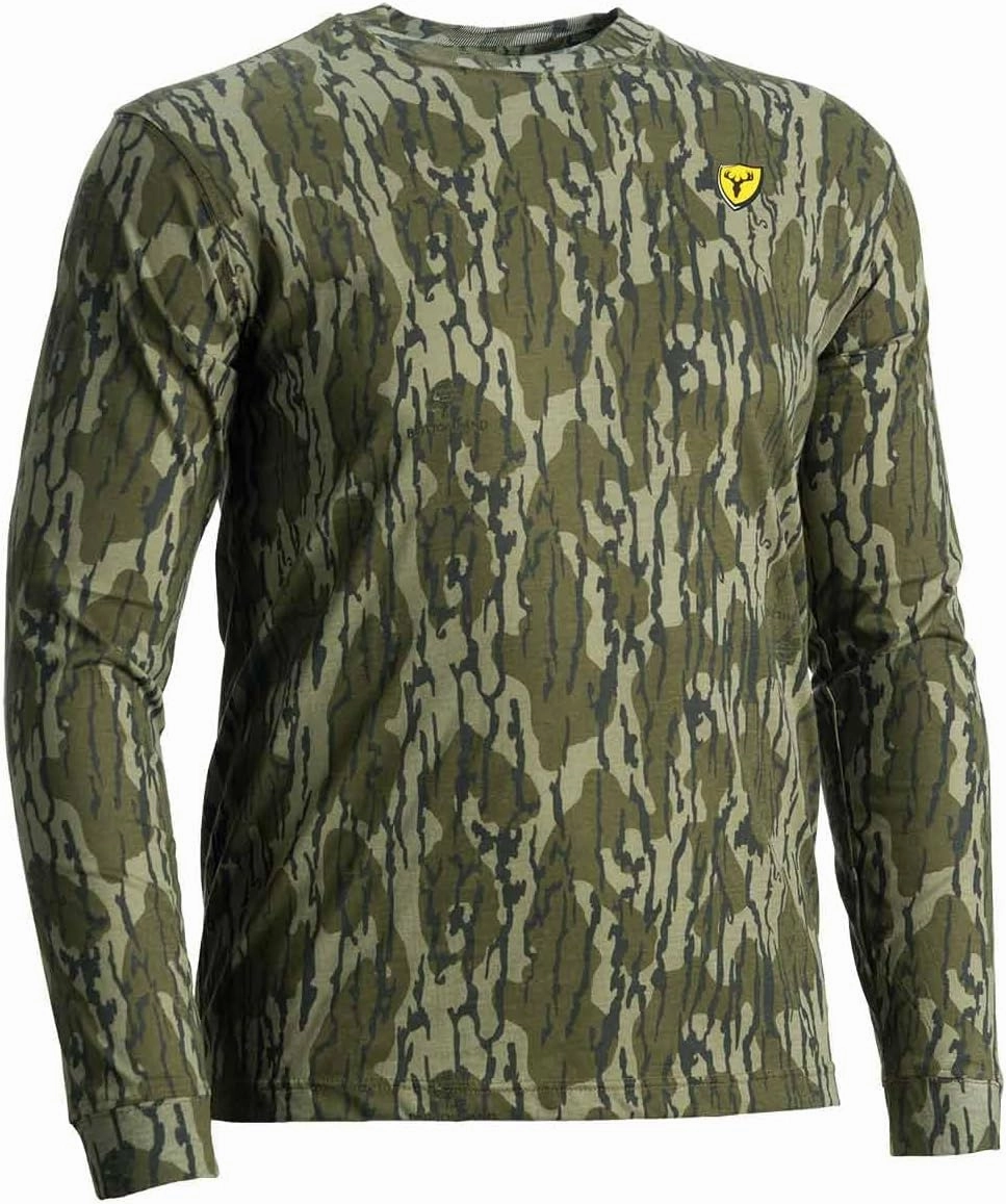 SCENTBLOCKER Scent Blocker Fused Cotton Lightweight Long-Sleeve Shirt, Camo Hunting Clothes