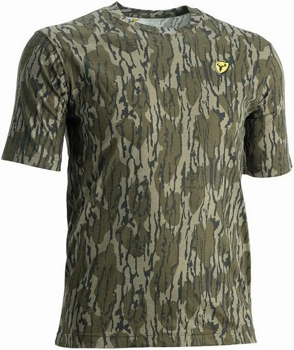 SCENTBLOCKER Scent Blocker Fused Cotton Lightweight Short-Sleeve Camo Hunting Shirt for Men