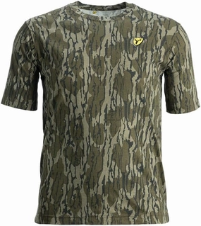 SCENTBLOCKER Scent Blocker Fused Cotton Lightweight Short-Sleeve Camo Hunting Shirt for Men