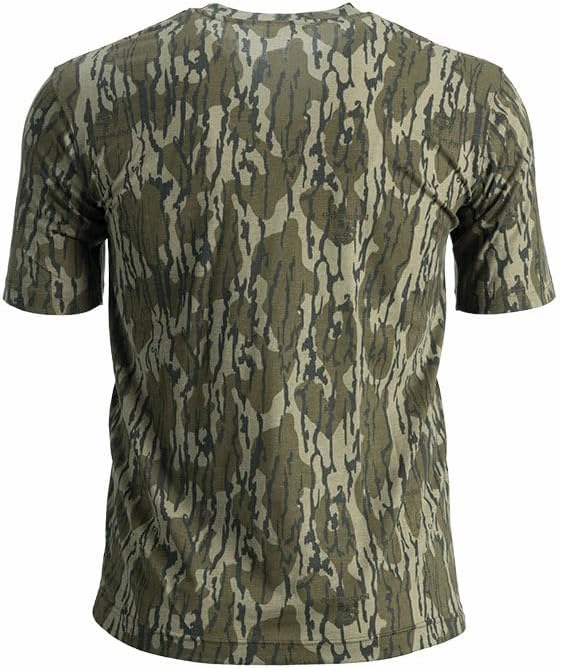 SCENTBLOCKER Scent Blocker Fused Cotton Lightweight Short-Sleeve Camo Hunting Shirt for Men