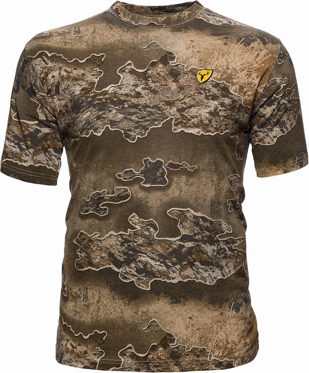 SCENTBLOCKER Scent Blocker Fused Cotton Lightweight Short-Sleeve Camo Hunting Shirt for Men