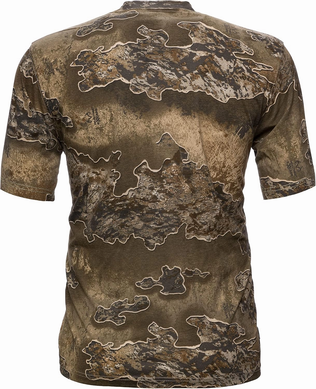 SCENTBLOCKER Scent Blocker Fused Cotton Lightweight Short-Sleeve Camo Hunting Shirt for Men