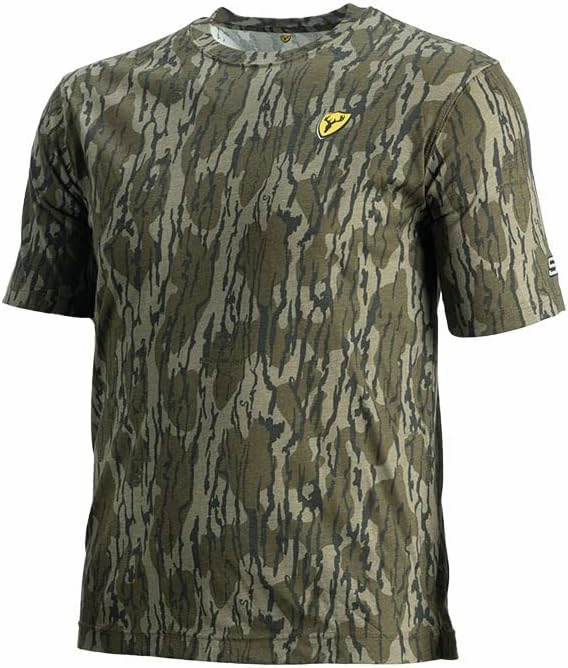 SCENTBLOCKER Scent Blocker Fused Cotton Lightweight Short-Sleeve Camo Hunting Shirt for Men