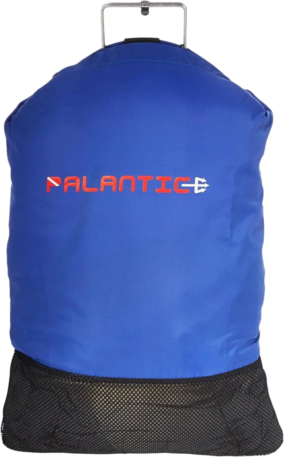Scuba Choice Palantic Lobster Catch Gear Nylon Game Bag Net with Stainless Steel Handle, 27"x17.5", Durable & Lightweight, Easy Clip Closure for and Fish Catching (Blue)