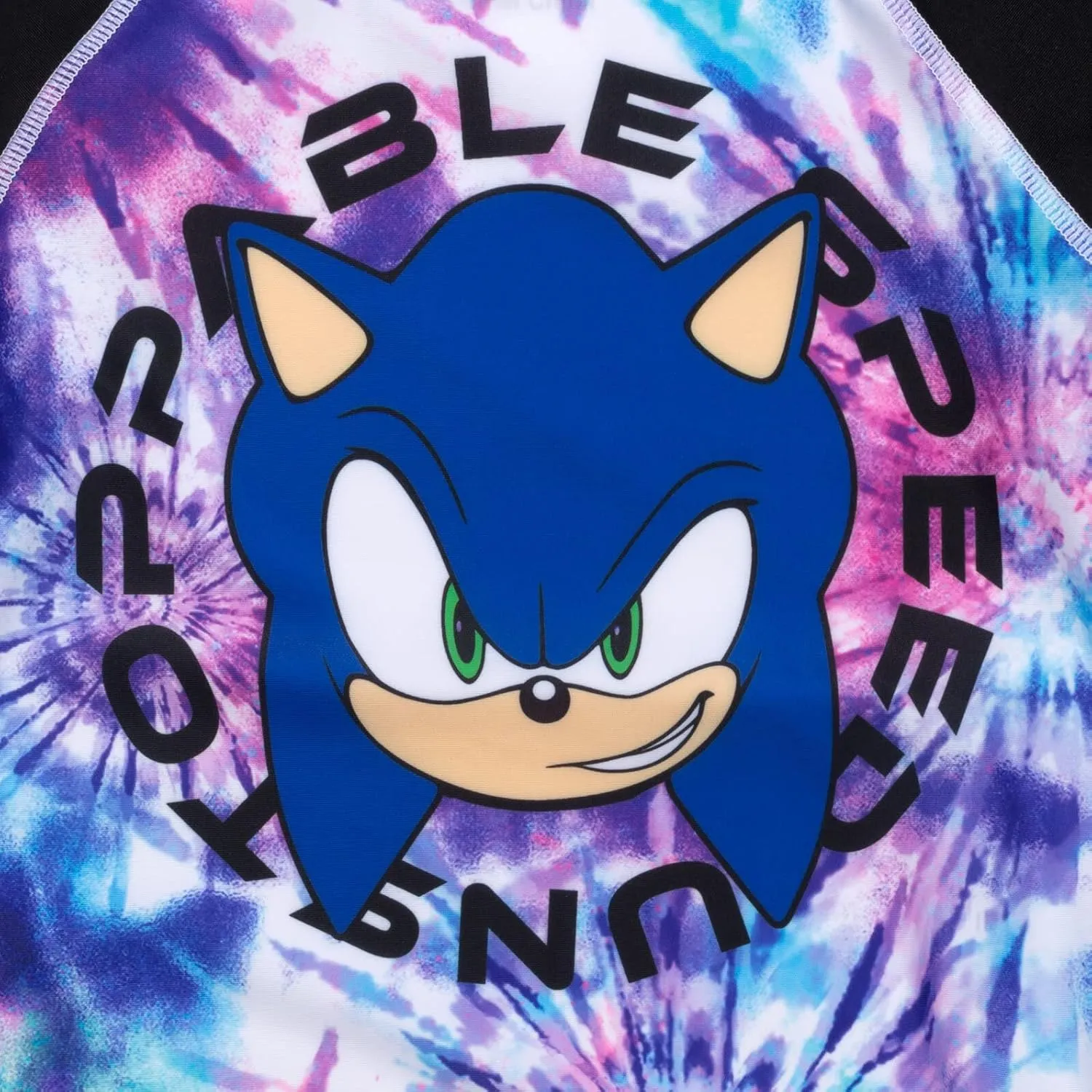 SEGA Sonic The Hedgehog Pullover Rash Guard and Swim Trunks Outfit Set Little Kid to Big Kid