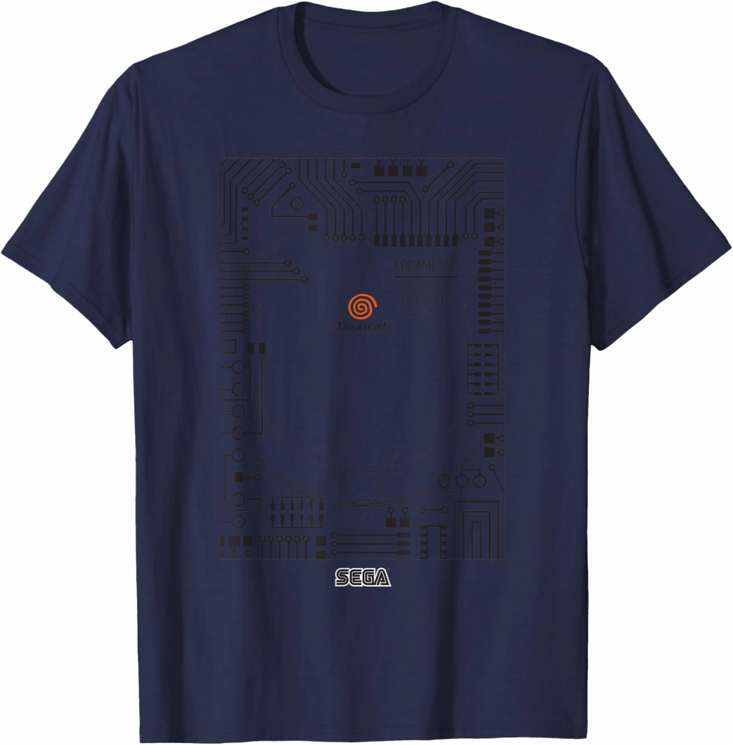 SEGA Dreamcast microchip video game T-Shirt