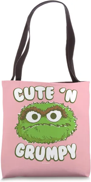Sesame Street Oscar the Grouch Cute 'n' Grumpy Tote Bag