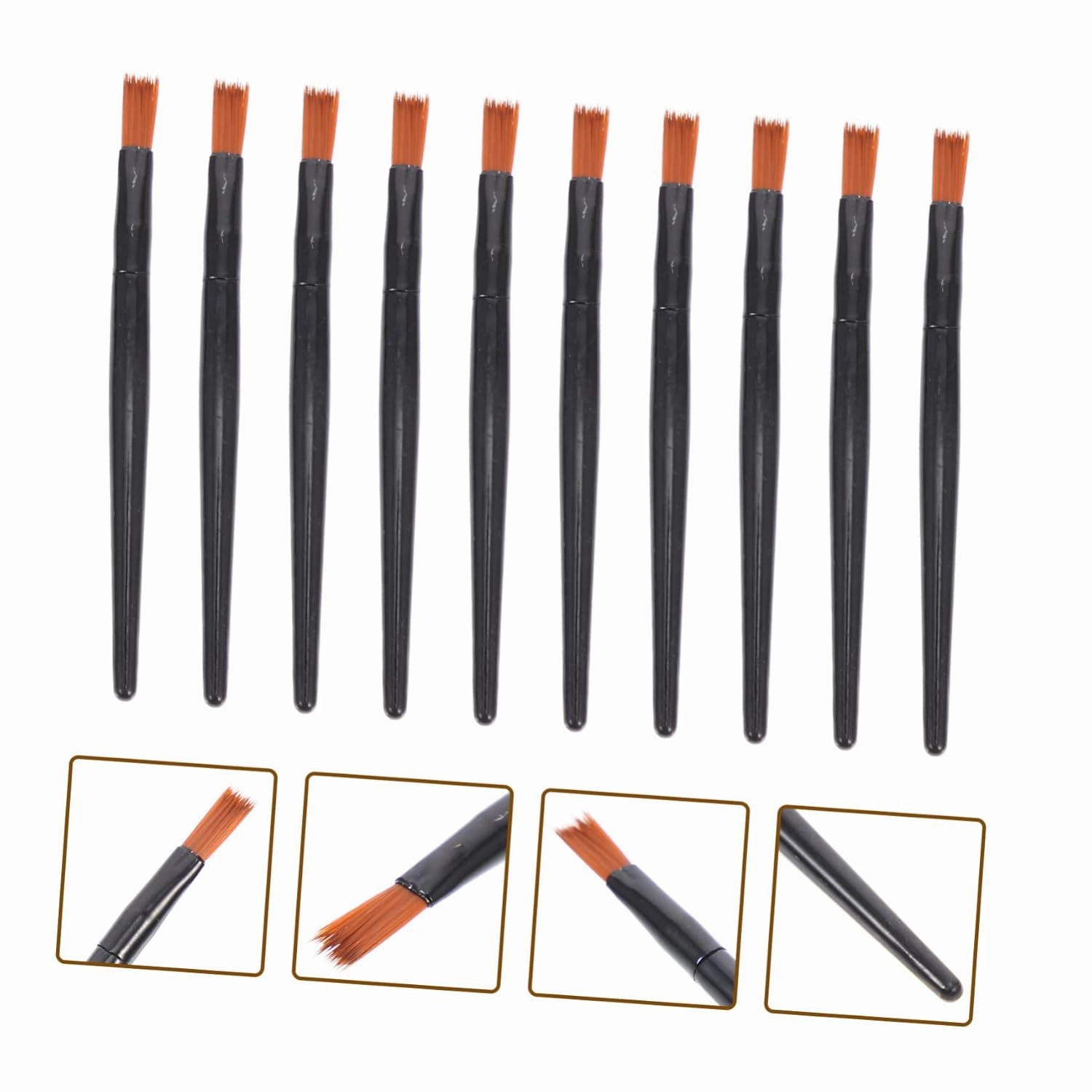 Sets Elegant Lip Makeup Set Mini Lip Brush Small Lipstick Applicator Artificial Fiber Women Pcs