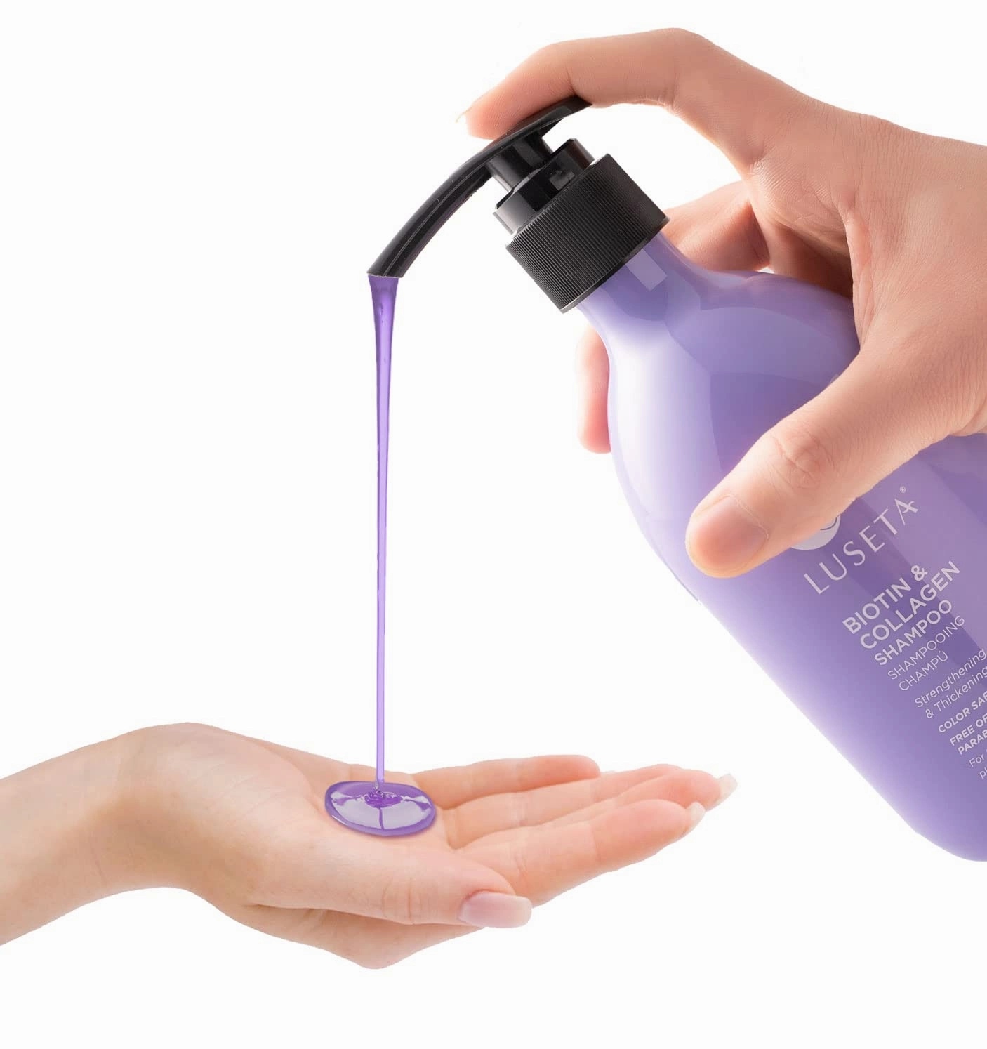 Shampoo and Conditioner Set for Thining Hair with Biotin,Anti Hair Loss Treatment- Best Hair Thickening Shampoo Color Safe, Sulfate/Paraben Free-2 x 16.9 fl oz