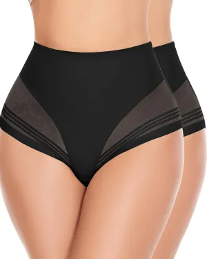 Shapewear Tummy Control Panties - Womens Shaping Underwear Compression Briefs Low Rise Cincher Bodyshaper Girdle Panty