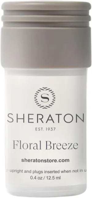 Sheraton Mini Home Fragrance Scent Refill - Works with Plug in Wall Diffuser - Luxury Hotel Collection - Notes of Lemon, Violet, and Sandalwood - Floral Breeze