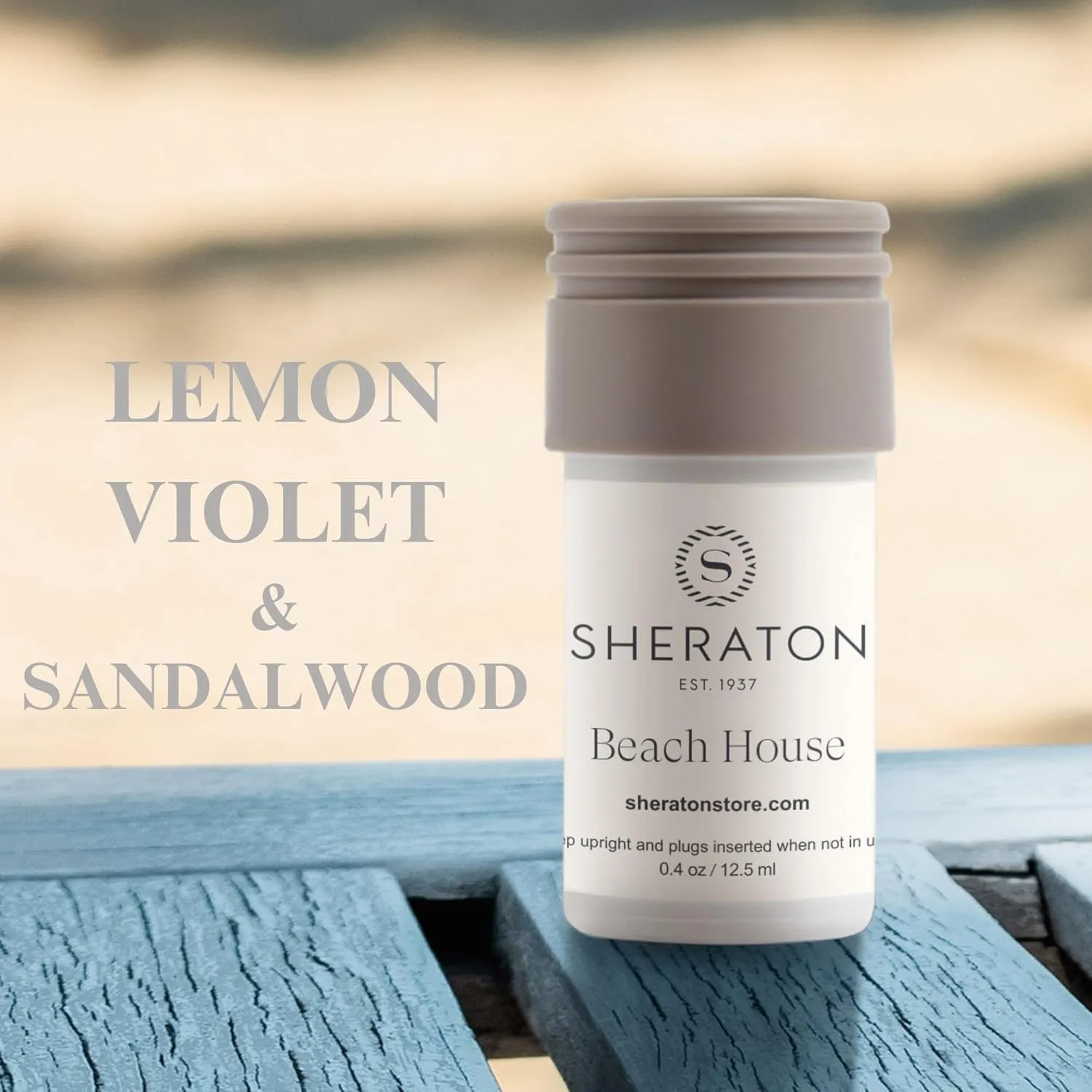 Sheraton Mini Home Fragrance Scent Refill - Works with Plug in Wall Diffuser - Luxury Hotel Collection - Notes of Lemon, Violet, and Sandalwood - Floral Breeze