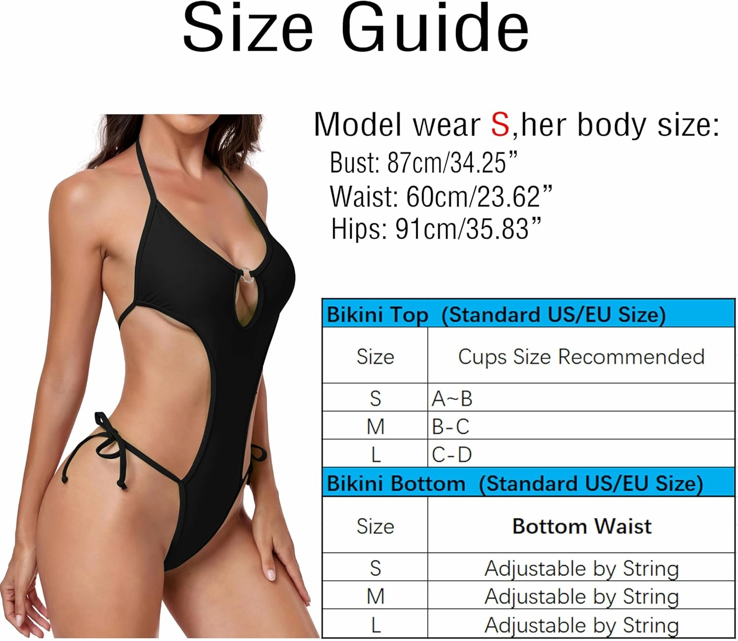 SHERRYLO Thong One Piece Swimsuit G String Monokini Women Bathing Suit for Women Plunging Womens Swimsuits Sexy Bathing Suits
