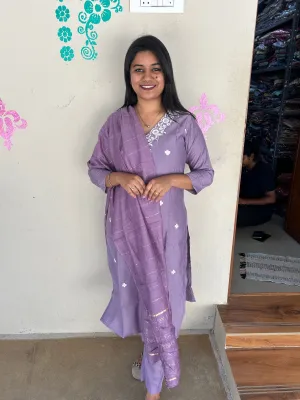 shiny dupatta set SSD14