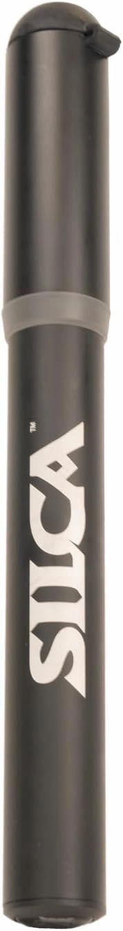 SILCA Gravelero Mini Bike Pump | high Volume Gravel/Mountain/Road | Alloy Body w/Hose and Locking Chuck | Presta and Schrader Head | Micro Hand Pump for tubed/tubeless Tires | Bike Hand Pump