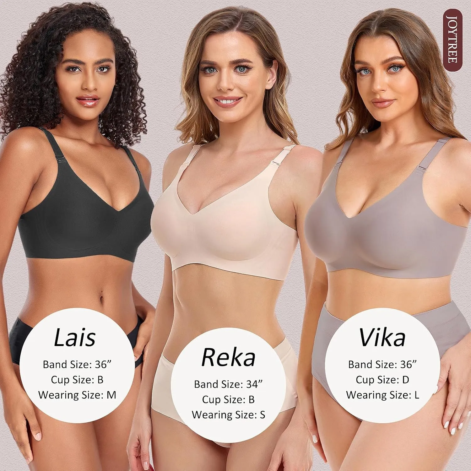 Silky Bras for Women No Underwire V Neck Bralettes for Women Cloud Feel Everyday T Shirt Bra with Extender