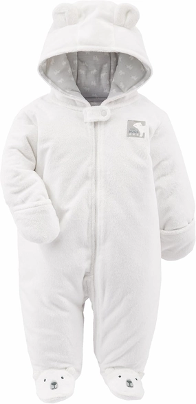 Simple Joys Kid's Pram Ivory Bear Outerwear