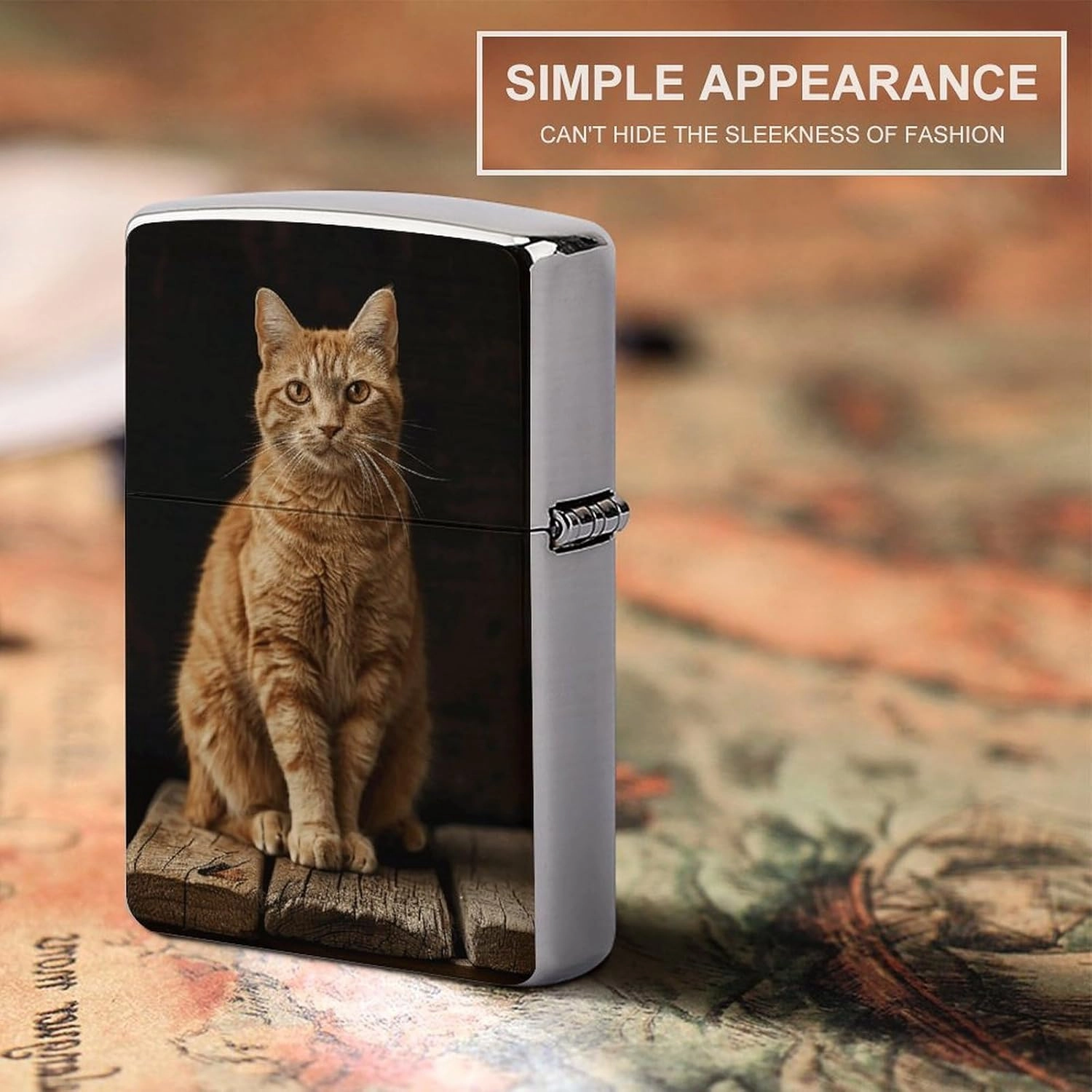Sit on The Board Lighter Case Waterproof Lighter Sleeve Lighters Protective Cover with Graffiti Design