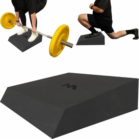 Slant Board Foam Block - Rdl Workout Equipment Gym Wedge - Exercise Step Platform For Glute Growth Booty Builder - Calf Stretcher Gym Accessories Women - Deadlift Platform Lunge Machine Weight Lifting